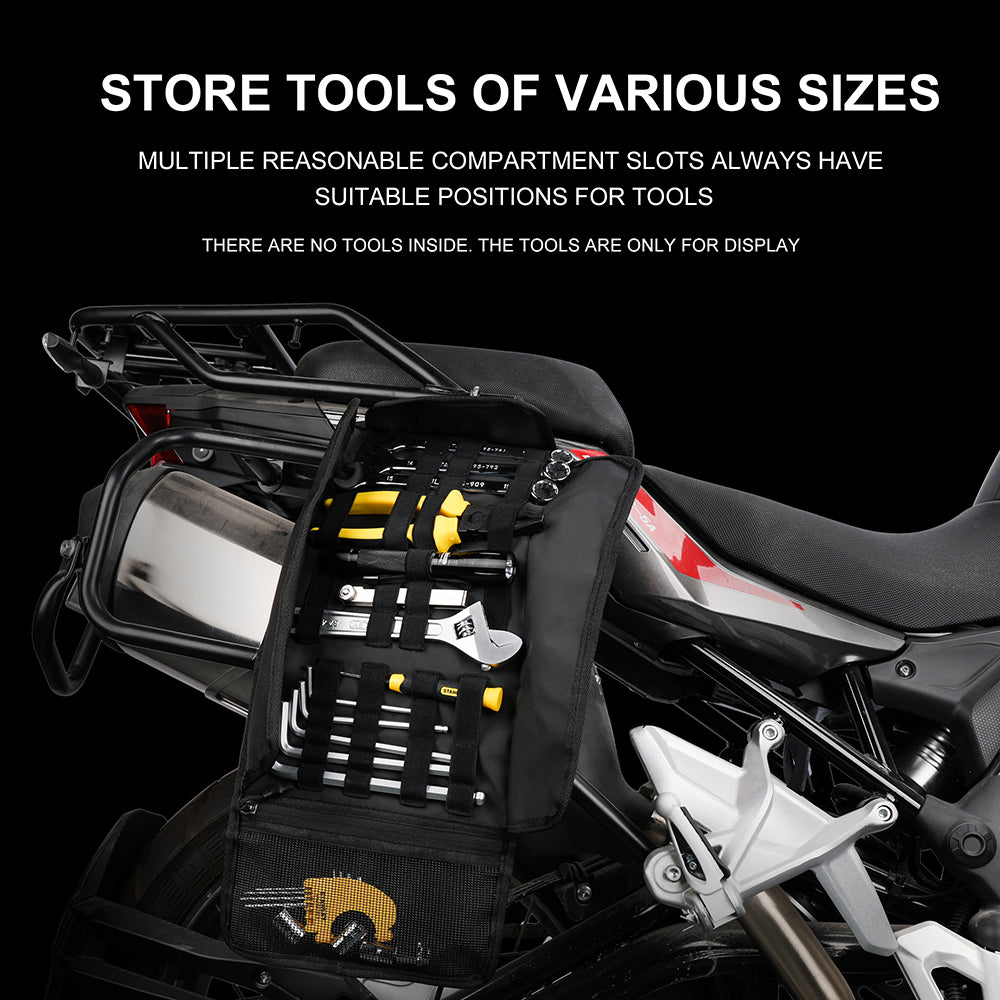 RHINOWALK MT103 Motorcycle Repair Tools Storage Bag 1680D Polyester Motorbike Tools Bag RHINOWALK MT103 Motorcycle Repair Tools Storage Bag 1680D Polyester Motorbike Tools Bag
